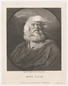 King Lear, 1783. Creator: William Sharp