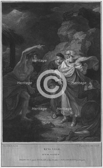 'King Lear. Act III. Scene IV', 1792. Artist: Luigi Schiavonetti.