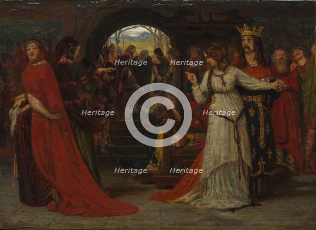 King Lear, c. 1860. Creator: Ford Madox Brown (British, 1821-1893).