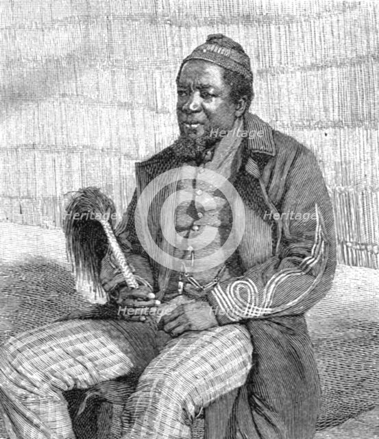 'King Lewanika of Barotsi-Land who has lately come under the Protectorate of the British...', 1891. Creator: Unknown.