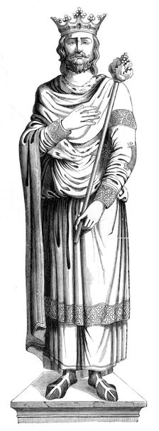 King Louis VII of France (1120-1180), 16th century (1849)