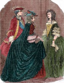 King Louis XV of France (1710-1774) and his mistress Marie-Anne of Mailly-Nesle(1717-1744)..., 1851. Creator: Unknown
