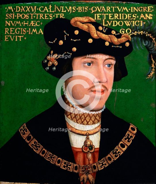 King Louis II of Hungary, ca 1522. Artist: Krell, Hans (?-ca 1586)