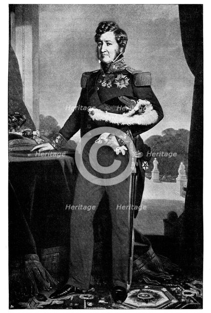 King Louis-Philippe I of France (1773-1850), 1900.Artist: Franz Xaver Winterhalter