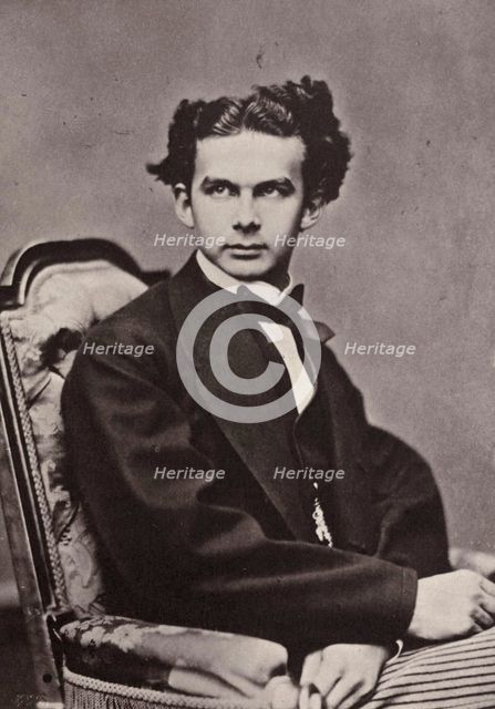 King Ludwig II of Bavaria, 1867. Artist: Joseph Albert