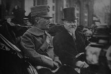King of Italy & Raymond Poincare, 1918. Creator: Bain News Service
