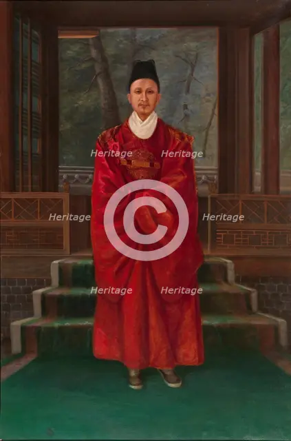 King of Korea, ca. 1893. Creator: Antonio Zeno Shindler.