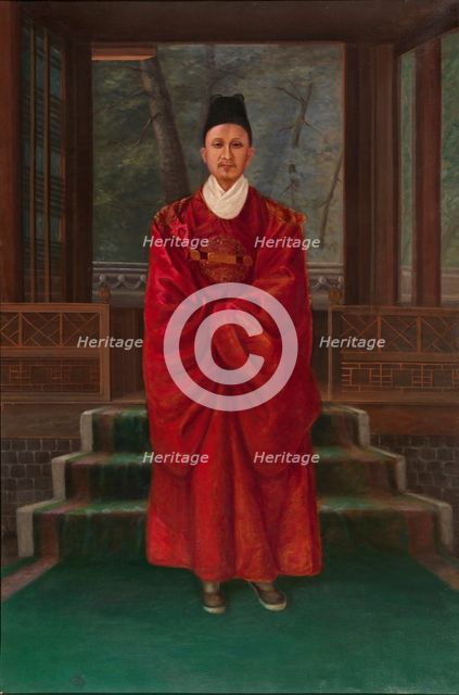 King of Korea, ca. 1893. Creator: Antonio Zeno Shindler.