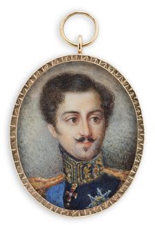 King Oscar I, c1830-1840. Creator: Johan Way