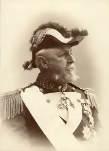 King Oscar II (1829-1907), portrait, 1880-1900. Creator: L Larsson
