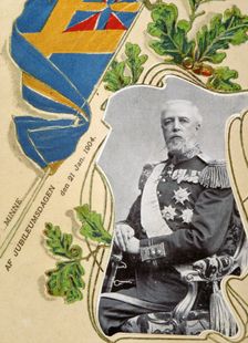 King Oscar II of Sweden and Norway, 1904. Creator: Per-Olof Danielsson