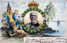 King Oscar II of Sweden and Norway, 1904. Creator: Per-Olof Danielsson