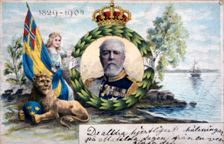 King Oscar II of Sweden and Norway, 1904. Creator: Per-Olof Danielsson