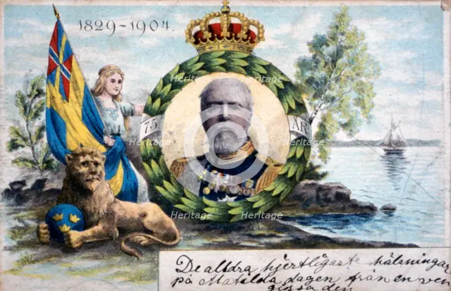 King Oscar II of Sweden and Norway, 1904. Creator: Per-Olof Danielsson.