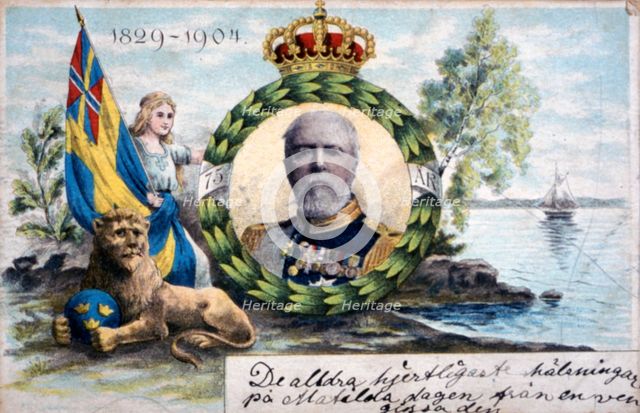 King Oscar II of Sweden and Norway, 1904. Creator: Per-Olof Danielsson.
