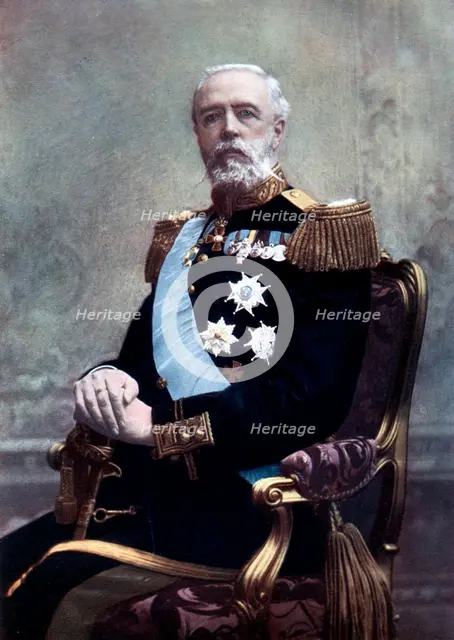 King Oscar II of Sweden, late 19th-early 20th century. Artist: Unknown