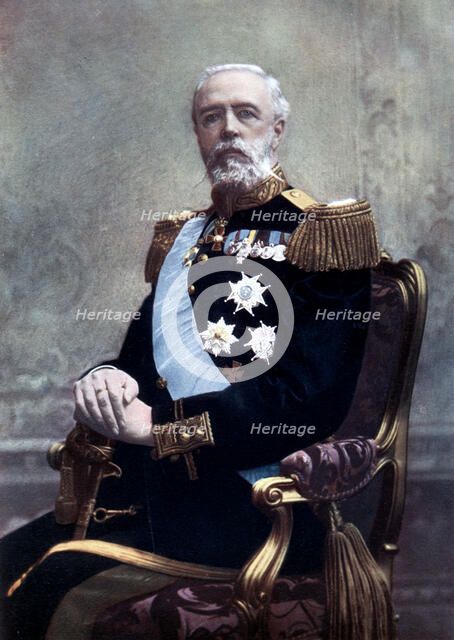 King Oscar II of Sweden, late 19th-early 20th century. Artist: Unknown