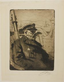 King Oscar II (Second plate), 1898. Creator: Anders Leonard Zorn