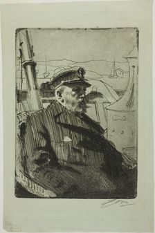 King Oscar II (Second plate), 1898. Creator: Anders Leonard Zorn
