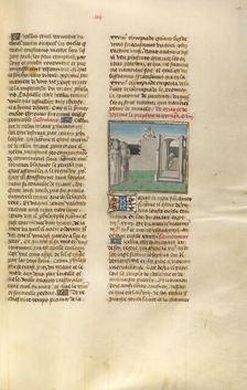 King Ozias Ordering the Rebuilding of the Walls of Jerusalem; Miroir Historial, about 1475. Creator: Unknown