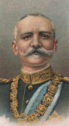 King Peter I (1844-1921) of Serbia, 1917