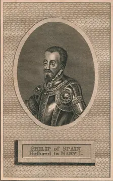 King Philip II of Spain, husband to Queen Mary I, 1793