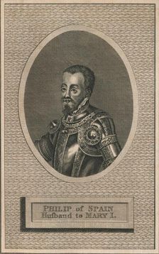 King Philip II of Spain, husband to Queen Mary I, 1793