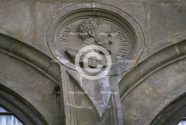 King Philip II of Spain, Town Hall, Santa Cruz de la Palma, Canary Islands, Spain, 2001. Creator: LTL.