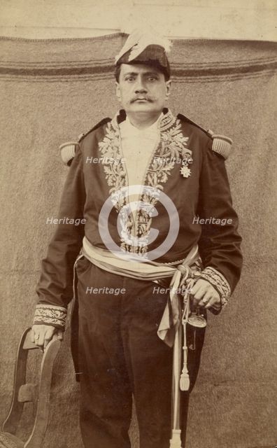 King Pomare, 1888. Creator: Charles Spitz.