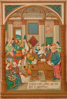 King René and his musical court, 15th century (1877). Creator: Firmin Didot
