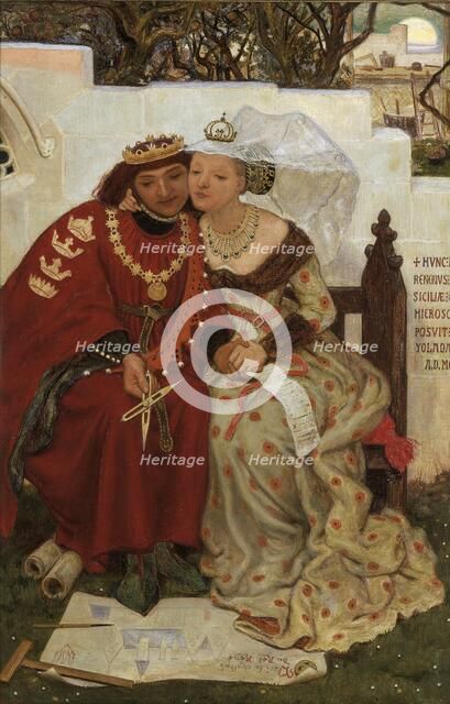 'King Rene's Honeymoon: Architecture', 1864. Artist: Ford Madox Brown.
