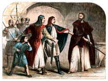 King Richard I (1157-1199) in prison