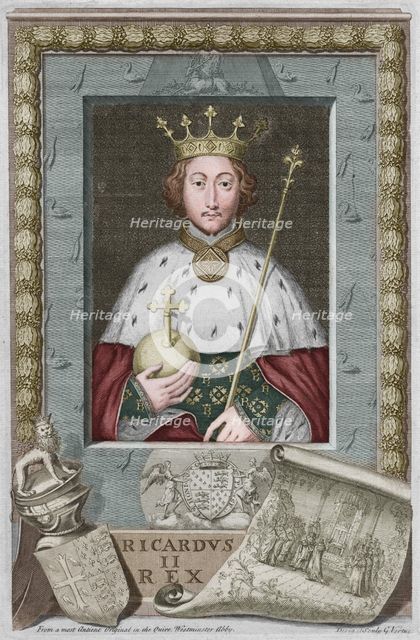 'King  Richard II', 1735. Artist: George Vertue.