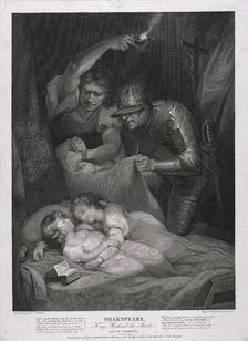 King Richard the Third: Act IV, Scene III (The Murder of the Princes in the Tower) pub. 1790. Creator: James Northcote (1746 - 1831) after