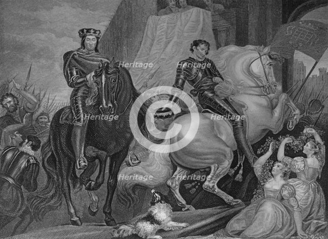 'King Richard The Second's Entry Into London', 1859. Artist: Robert Thew.