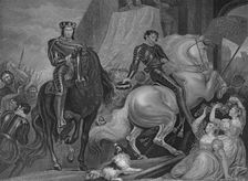 King Richard The Second's Entry Into London 1859. Artist: Robert Thew