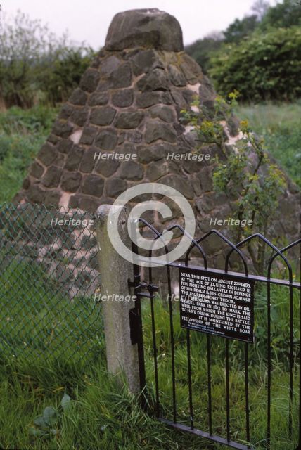 King Richards Well, Bosworth Field, Leicestershire, England, 20th century. Artist: CM Dixon.
