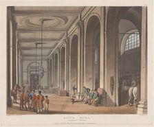 King's Mews, Charing Cross, December 1, 1808., December 1, 1808. Creator: Joseph Constantine Stadler