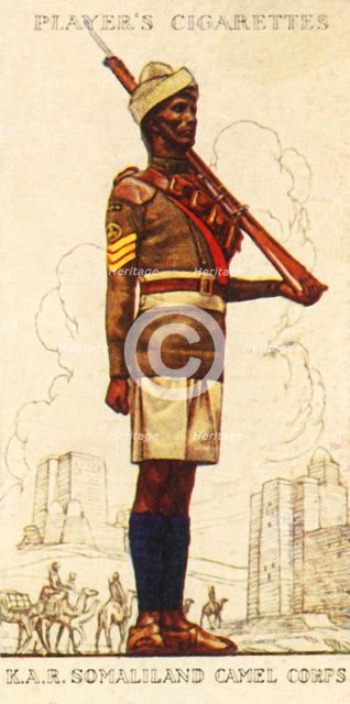 'King's African Rifles: Somaliland Camel Corps', 1936. Creator: Unknown.