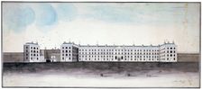 King's Bench Prison, Southwark, London, c1800. Artist: James Campling