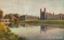 King's College Chapel and Clare College, Cambridge, c1935