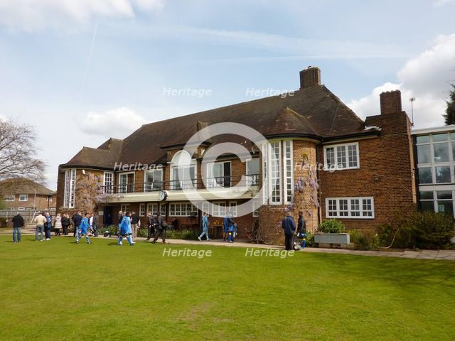 King's College London Sports Ground, Pavilion, New Malden, Kingston upon Thames, London, 2012 Creator: Simon Inglis.