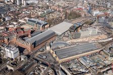 King's Cross and St Pancras International Railway Stations, London, 2018. Creator: Historic England Staff Photographer