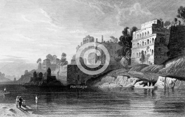 'King's Fort, - Boorhanpore', 1834. Creator: William Purser.