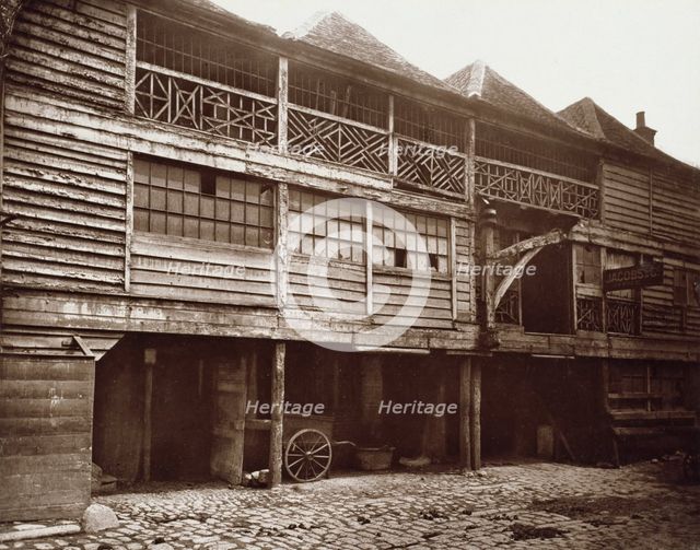 King's Head Inn Yard, Southwark, c1881. Creator: Henry Dixon & Son.