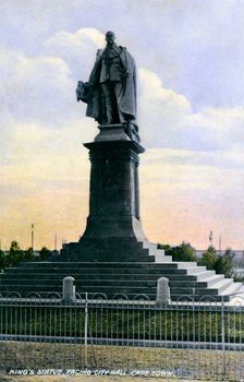 King's Statue, Facing City Hall, Cape Town, 20th Century