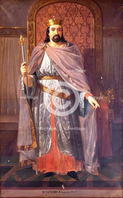 King Sancho I of León, 1862. Creator: Eusebio Valldeperas.