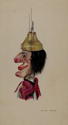 King Saul Marionette, c. 1937. Creator: Elmer Weise