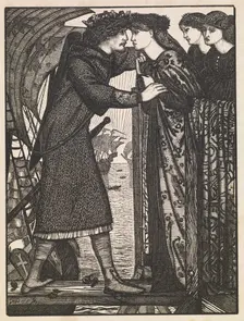King Sigurd the Crusader - A Norse Saga, 1862. Creator: Dalziel Brothers