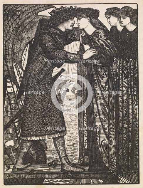 King Sigurd the Crusader - A Norse Saga, 1862. Creator: Dalziel Brothers.